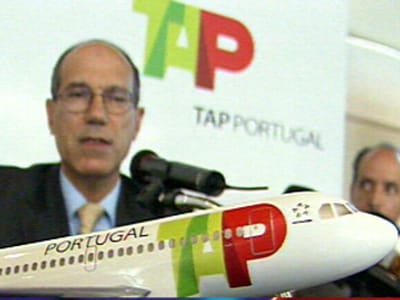 TAP e Governo traçam meta de 65 milhões de lucros para 2008 - TVI