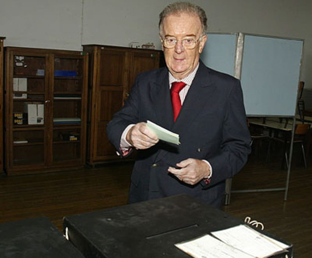 Jorge Sampaio foi votar
