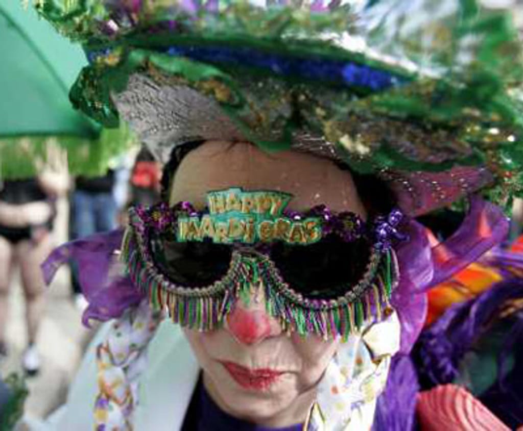 Espírito carnavalesco em Nova Orleães