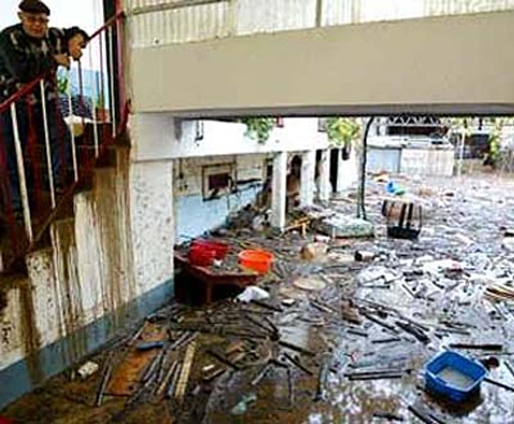 Inundações em Pombal (Foto Paulo Cunha/Lusa)