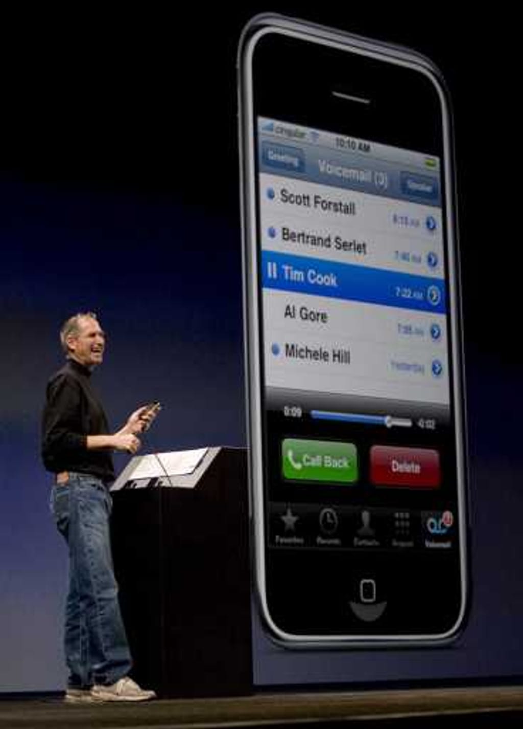 Steve Jobs apresenta novo iPhone