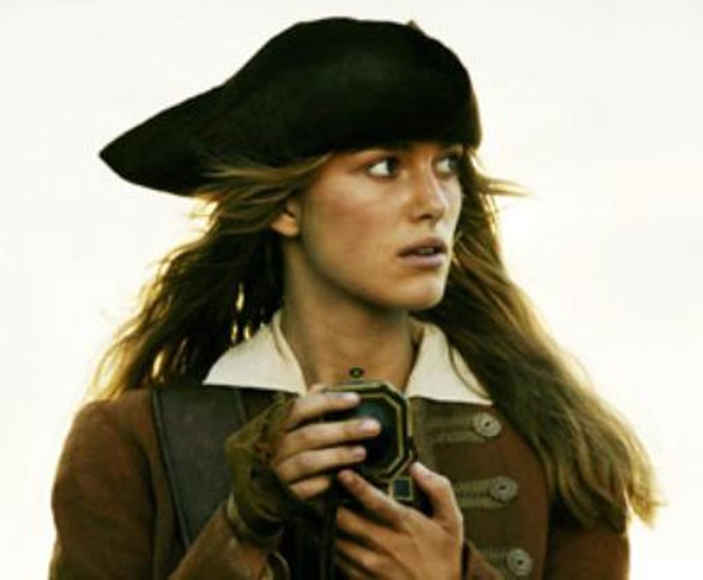 Keira Knightley no filme «Os Piratas das Caraíbas»