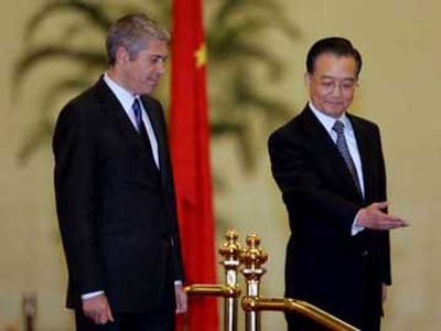 Portugal e China acordam crédito de 300 milhões - TVI