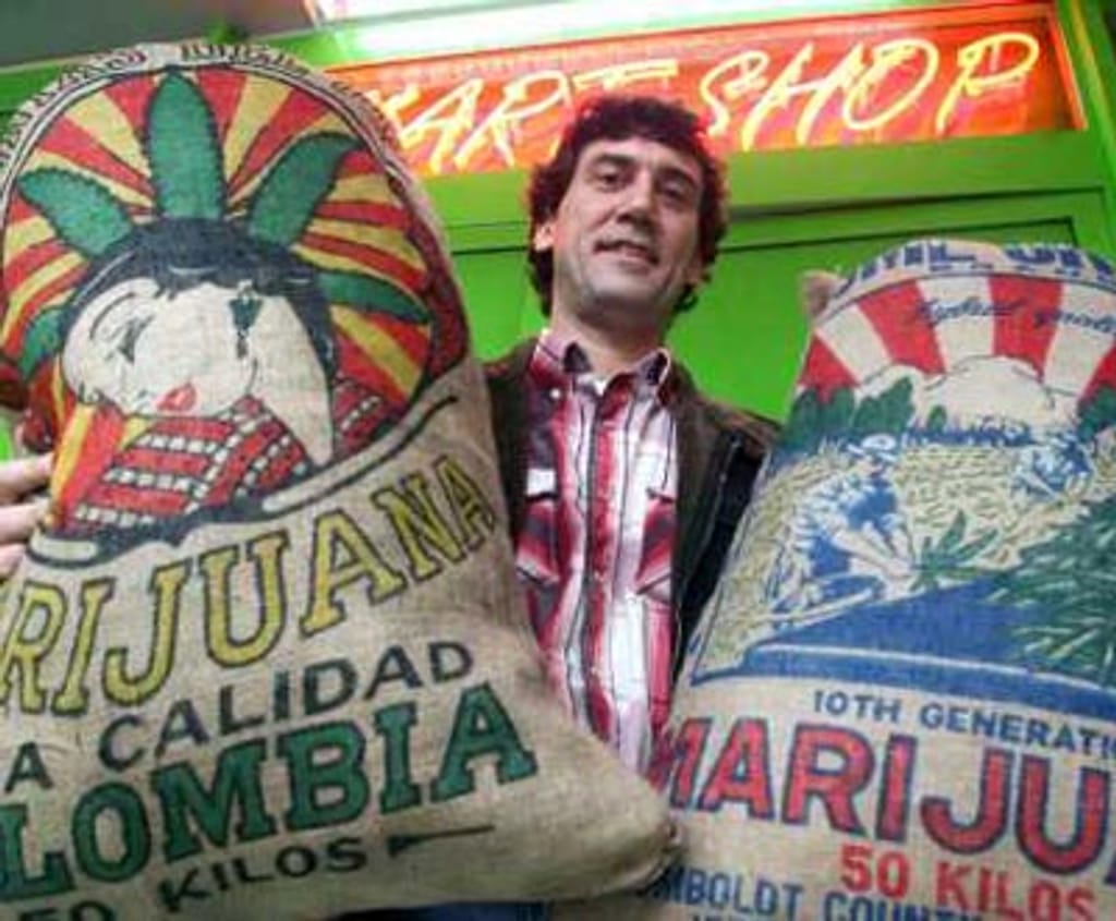 Carlos Marabuto, proprietário da «Cogumelo Mágico»