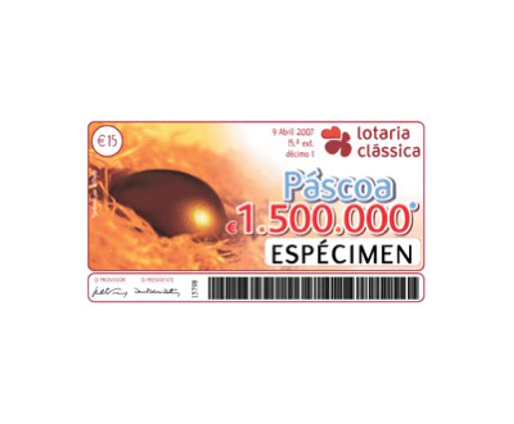 A Lotaria da Páscoa oferece um primeiro prémio de 1,5 milhões de euros