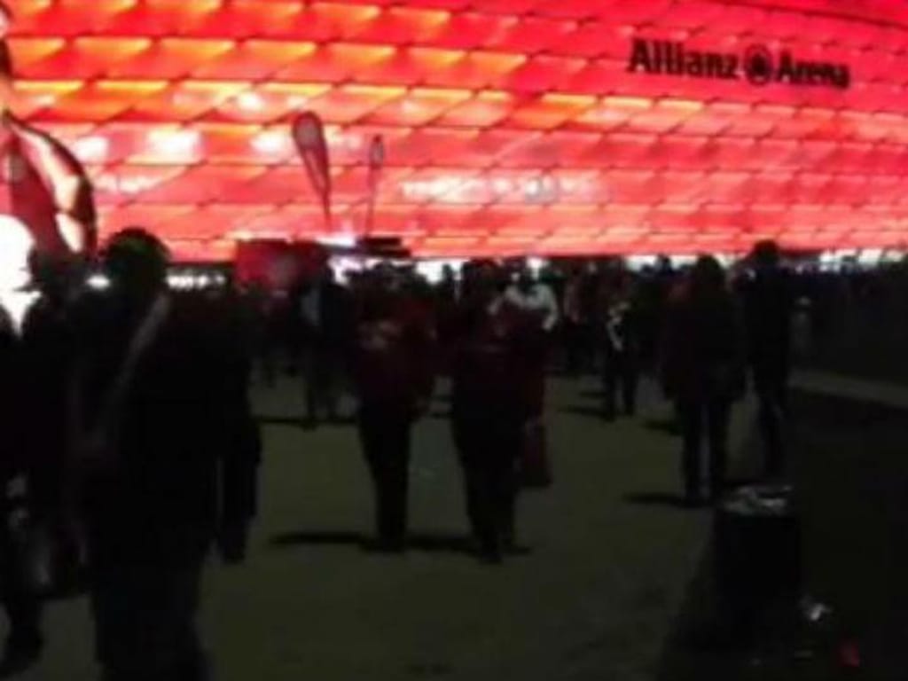 Adeptos do Bayern saíram antes do jogo acabar