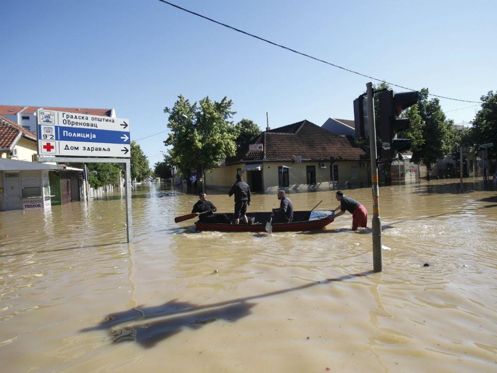 Cheias na Sérvia (Reuters)