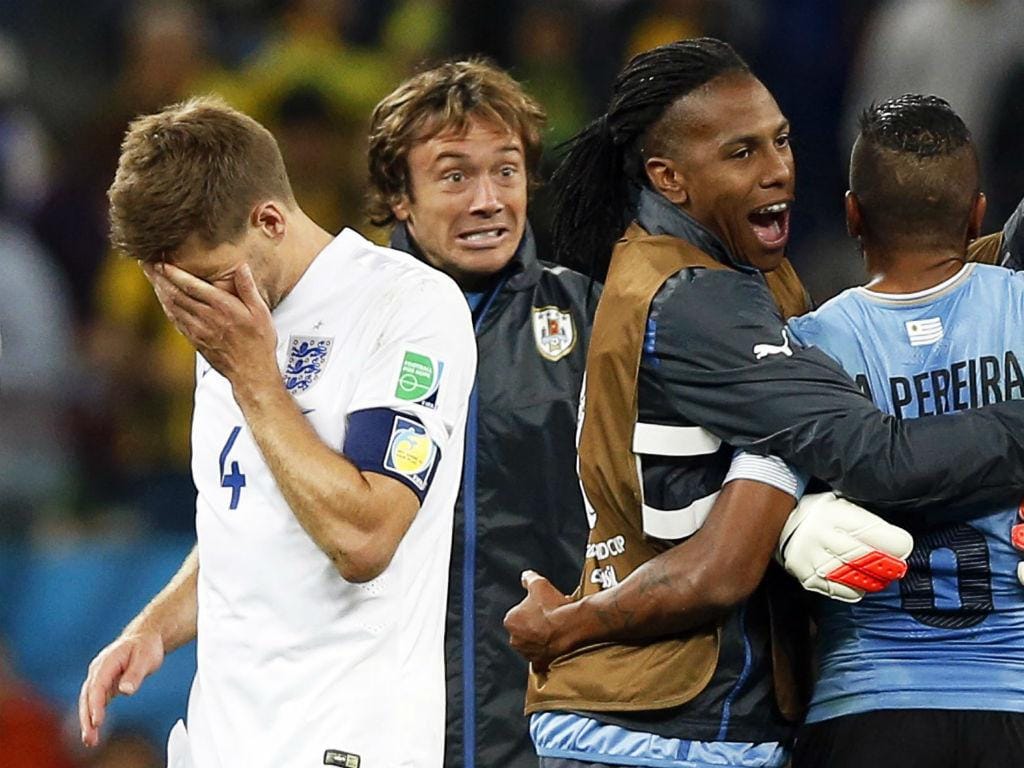 Uruguai vs Inglaterra (EPA)