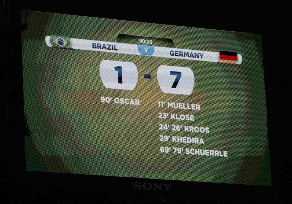Brasil-Alemanha, 1-7 (Reuters)