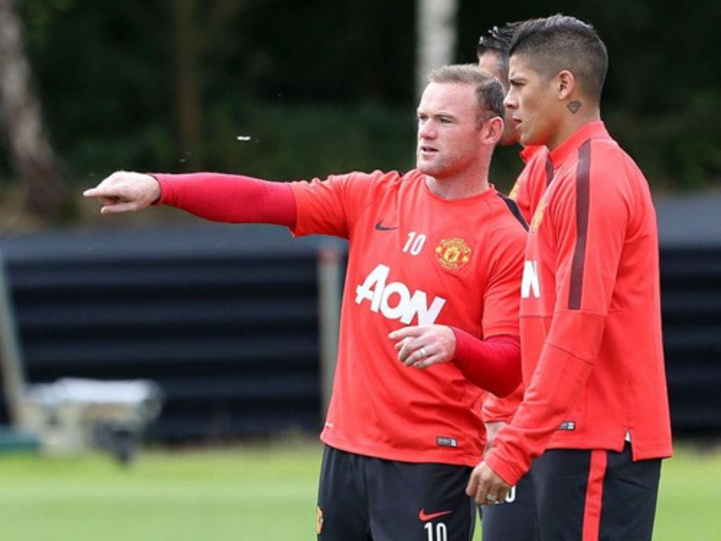 Rojo com Rooney (foto: Man Utd)