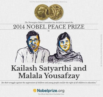 Prémio Nobel da Paz: Kailash Satyarthi e Malala Yousafzay  - TVI