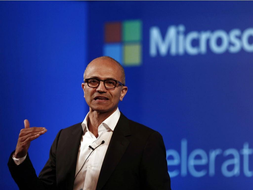 Satya Nadella, presidente executivo da Microsoft [Foto: Reuters]