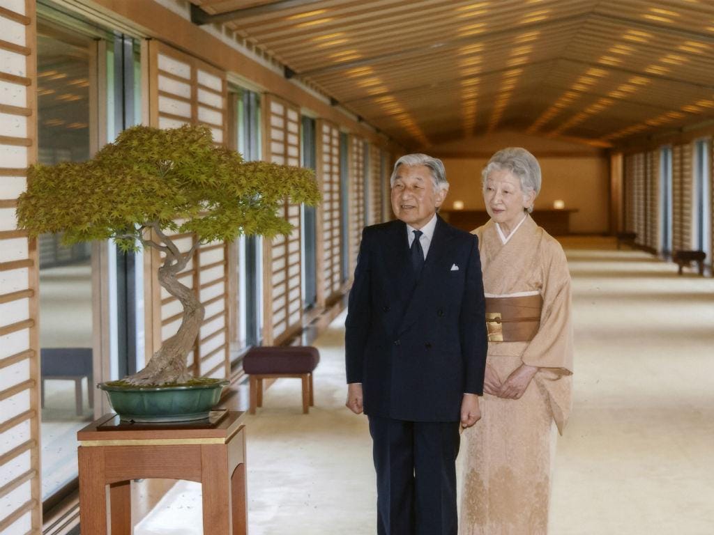 O Imperador do Japão, Akihito, e a imperatriz, Michiko (Reuters)