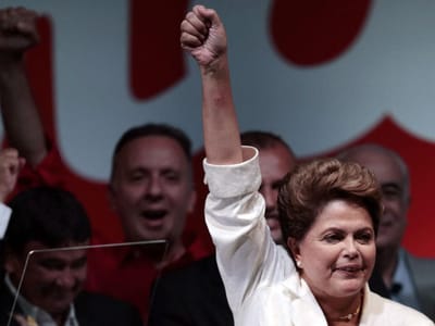 Passos e Jerónimo de Sousa saúdam Dilma pela vitória - TVI