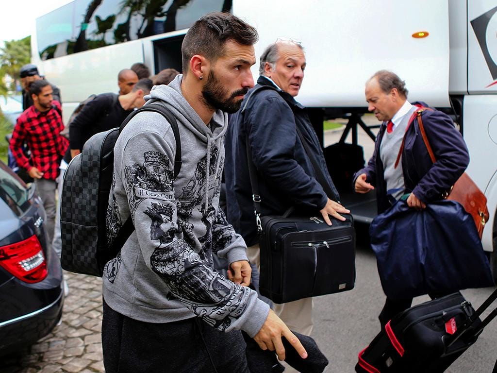 Seleção Nacional chega ao hotel no âmbito do jogo contra a Arménia (LUSA)