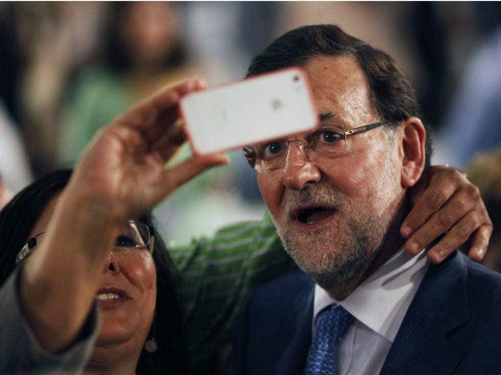 Selfie de Mariano Rajoy (Reuters)