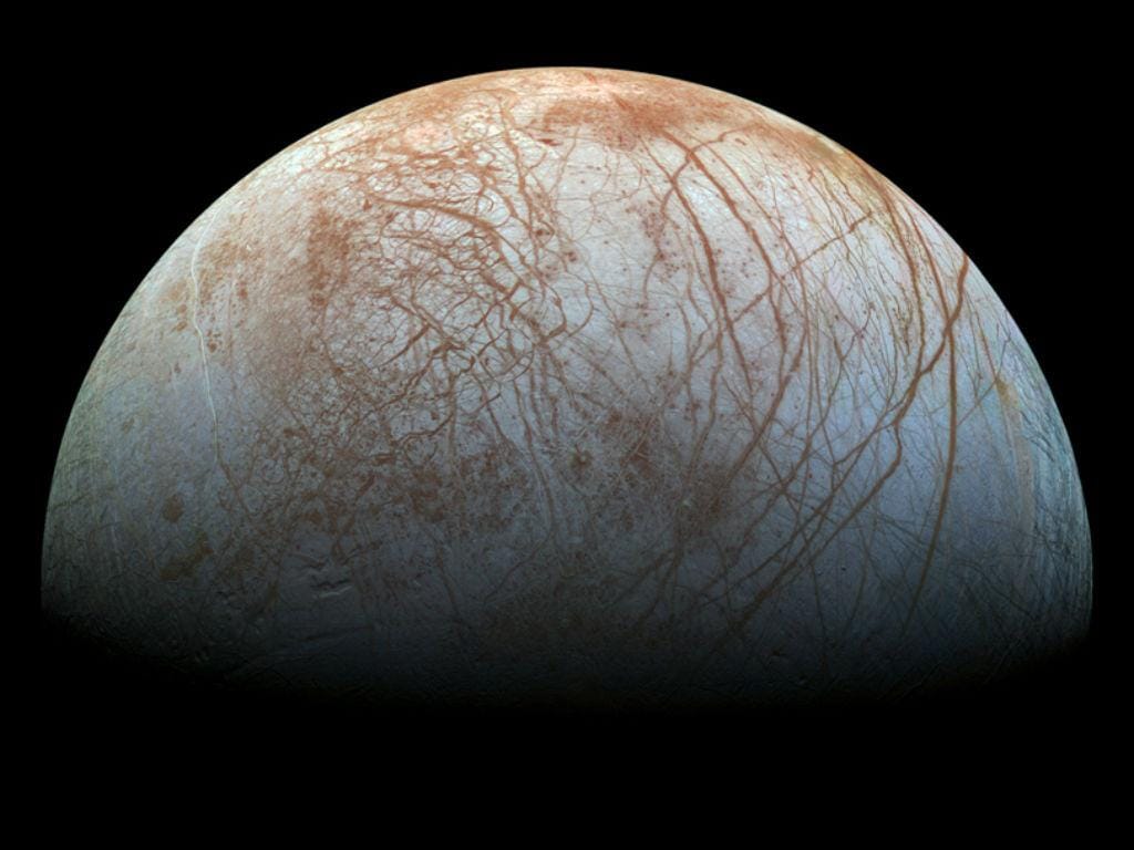 Lua Europa de Júpiter (NASA/JPL)