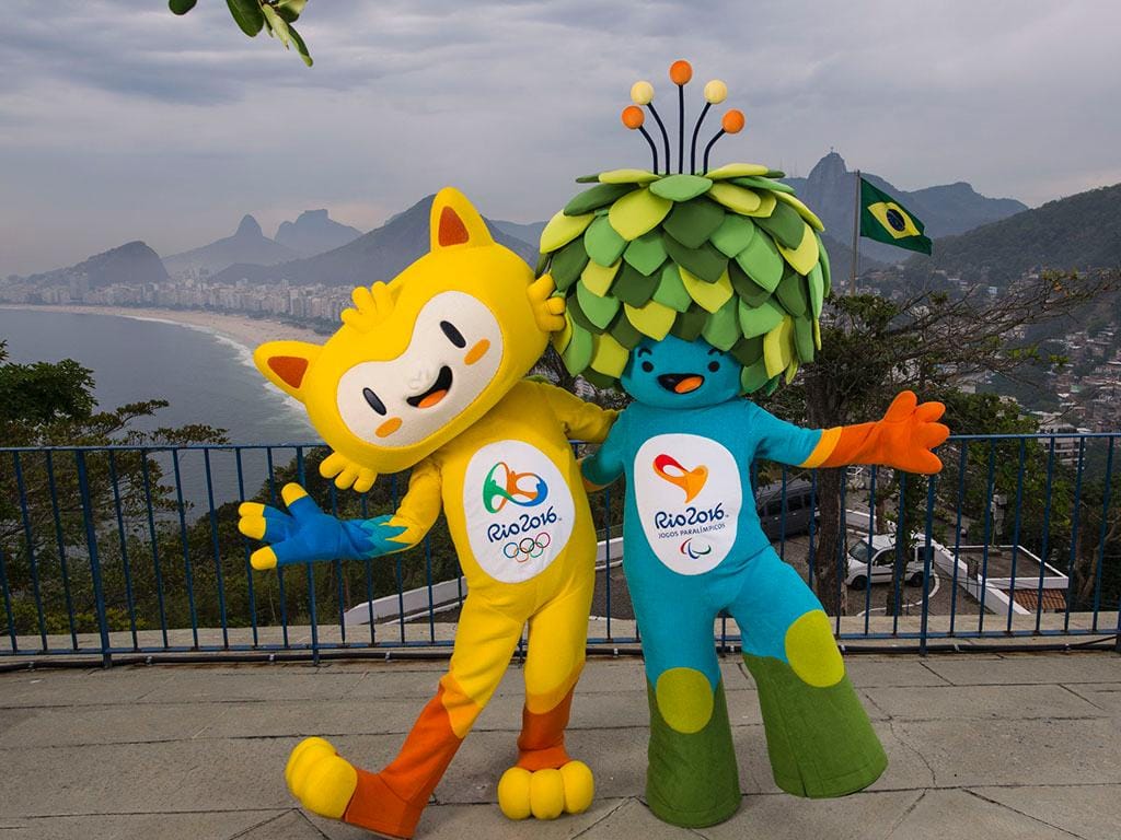 Mascotes dos Jogos Olímpicos e Paralímpicos (REUTERS/Pilar Olivares)