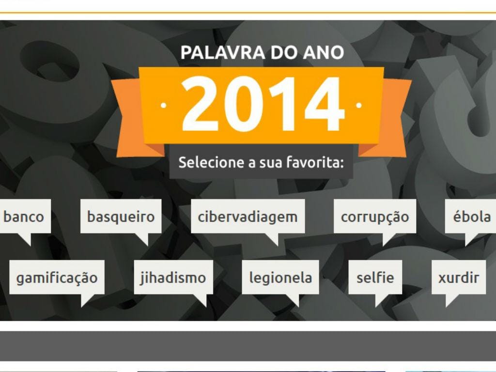 Palavra do ano 2014 [Infopédia, Porto Editora]