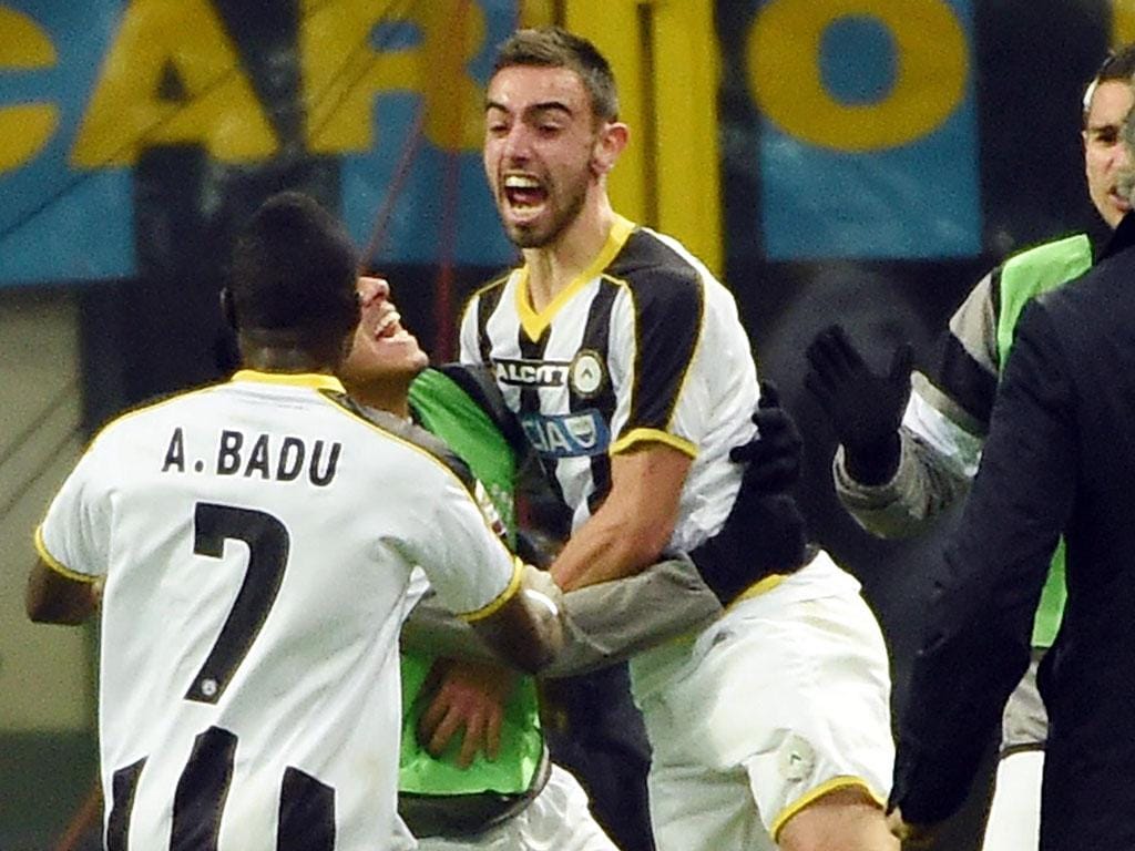 Inter-Udinese (REUTERS/ Alessandro Garofalo)