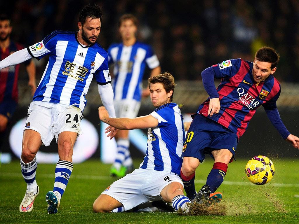 Real Sociedad-Barcelona (REUTERS/ Vincent West)