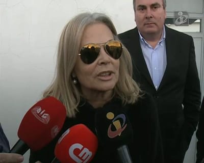 Edite Estrela e Mário Lino foram visitar Sócrates - TVI