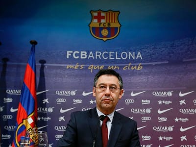 Bartomeu explica por que o Barcelona jogou à porta fechada - TVI