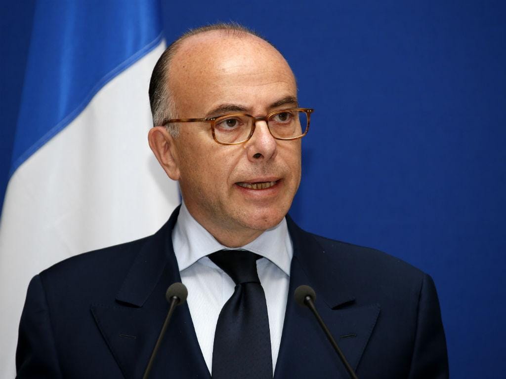 Ministro francês do Interior, Bernard Cazeneuve (REUTERS/Benoit Tessier)