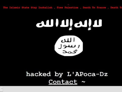 Sites de vários municípios franceses pirateados - TVI