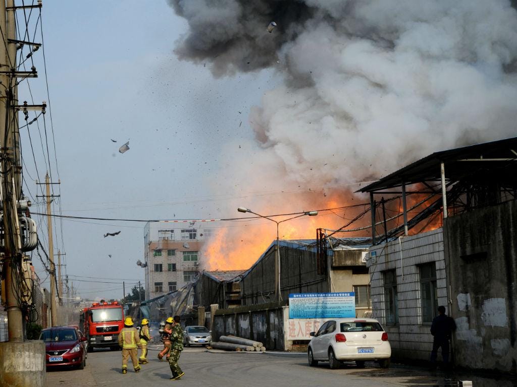 Explosão na China (Reuters)