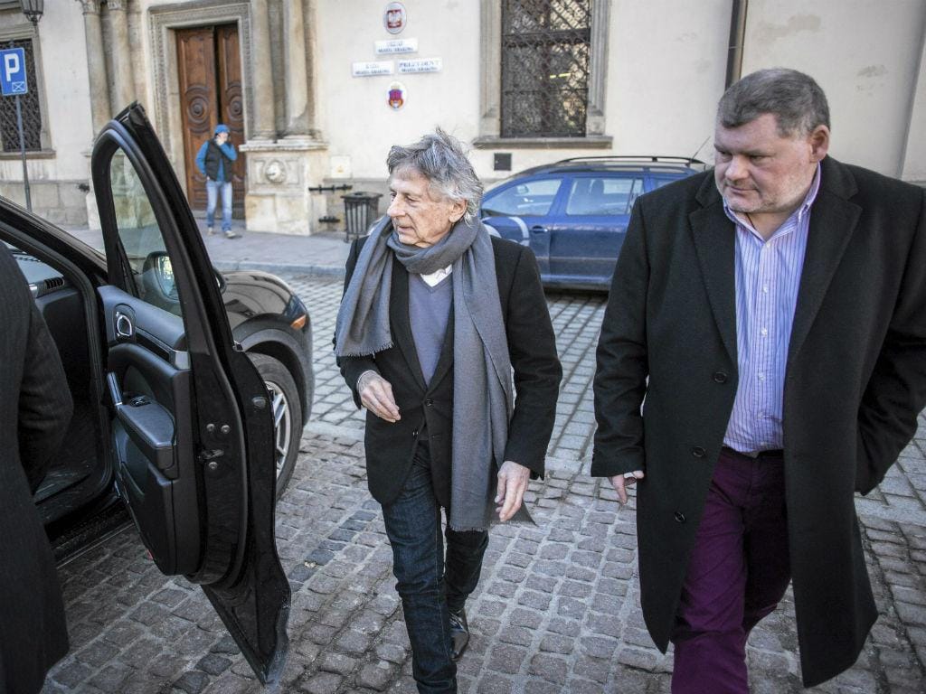 Realizador Roman Polanski após uma conferência de imprensa em Cracóvia a 15 de janeiro de 2015 (REUTERS)