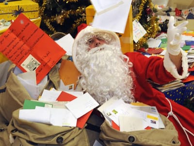 Postal enviado ao Pai Natal devolvido por morada insuficiente - TVI