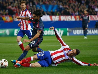 Atlético: Giménez assustou mas deverá jogar dérbi de Madrid - TVI