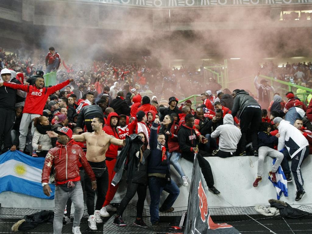 Sporting-Benfica: adeptos