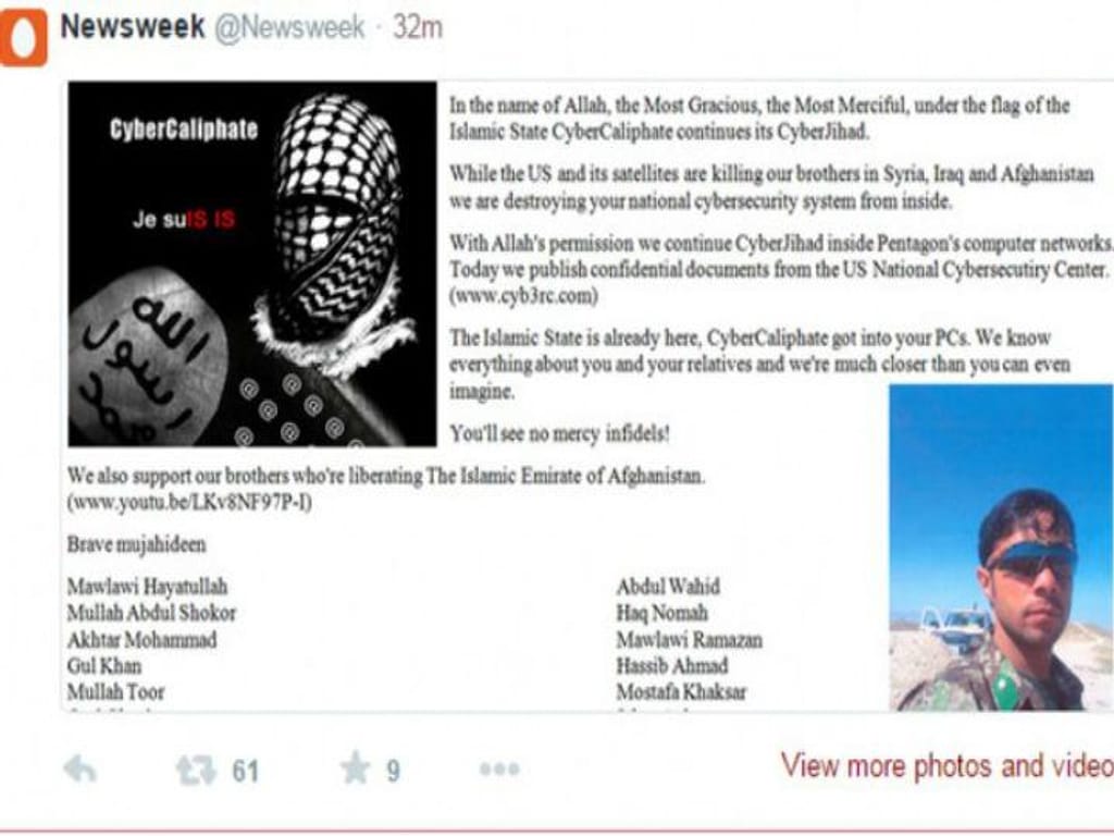 Twitter da revista «Newsweek» foi pirateado por hackers ligados ao Estado Islâmico