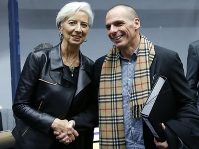 Lagarde reuniu-se com Varoufakis antes do Eurogrupo - TVI