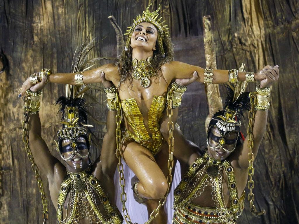 Carnaval no Brasil, atriz Juliana Paes [Foto: Reuters]