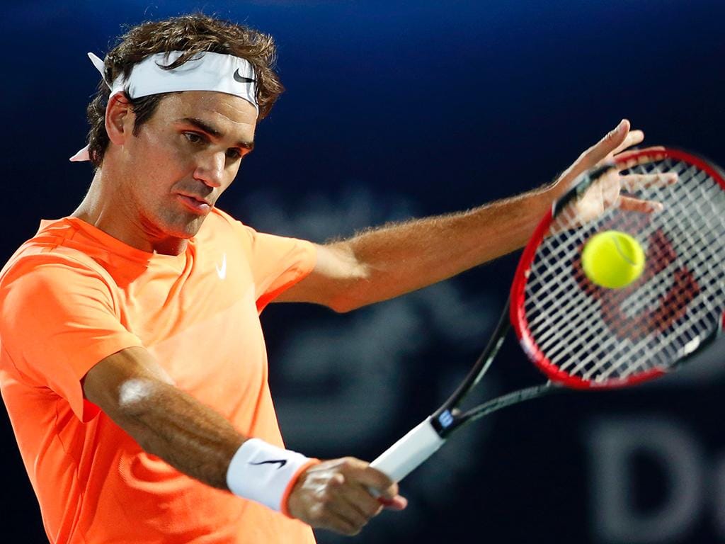 Roger Federer Fernando Verdasco (REUTERS/ Ahmed Jadallah)