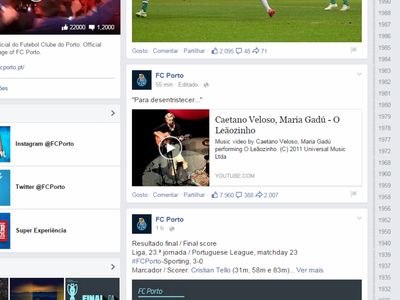 FC Porto provoca Sporting com canção no Facebook - TVI