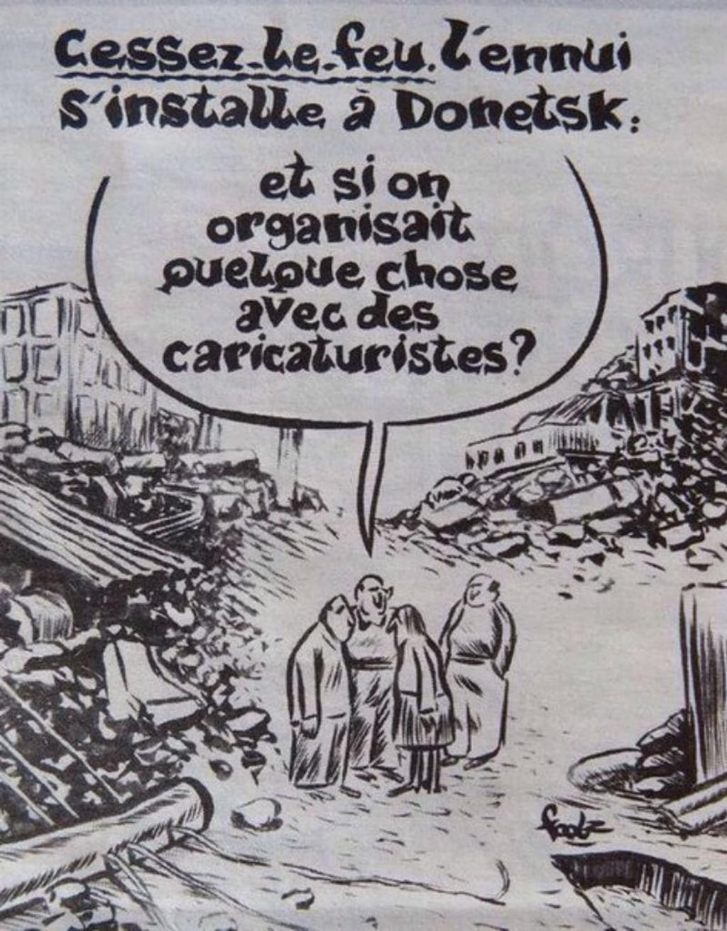 O cartoon do «Charlie Hebdo» que está a irritar os russos (Reprodução)