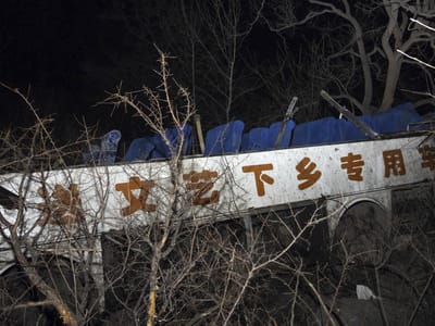 Acidente com autocarro faz 20 mortos na China - TVI