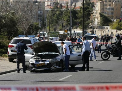 Condutor palestiniano atropela grupo israelita - TVI