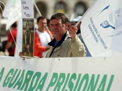 Vigília dos guardas prisionais - TVI