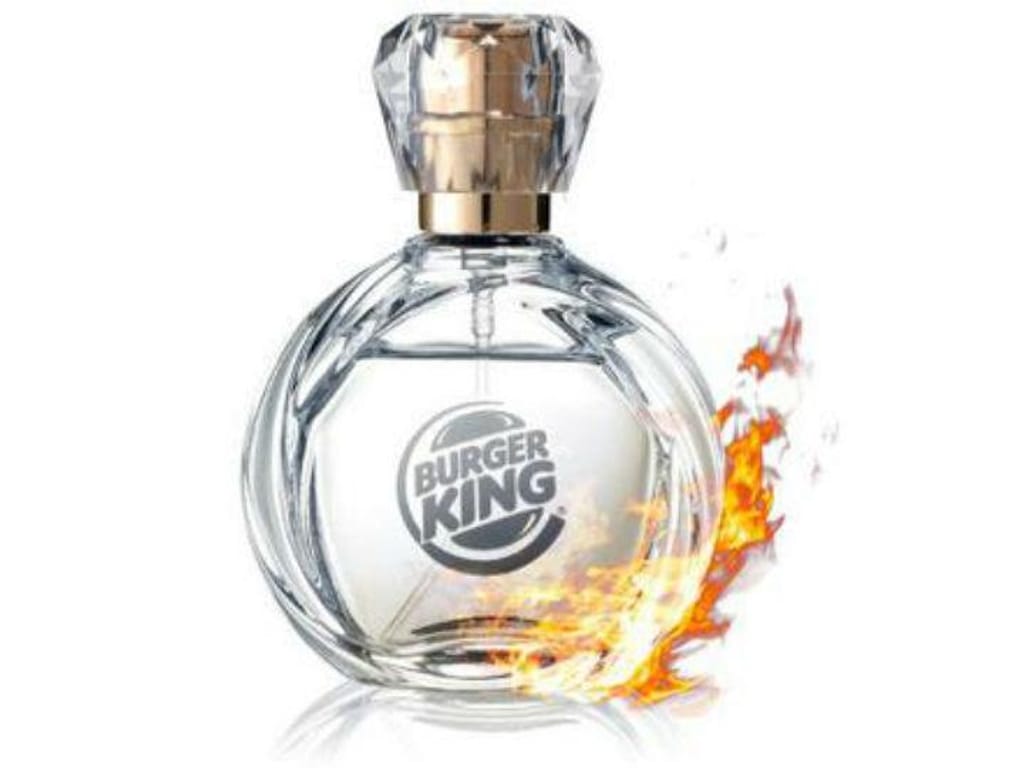Novo perfume da marca Burger King