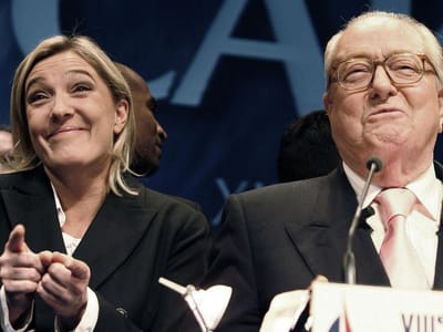 Le Pen quer que filha se case para deixar de usar o seu apelido - TVI