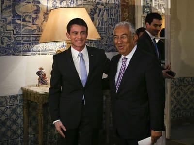 Manuel Valls e António Costa: «Somos amigos e socialistas» - TVI