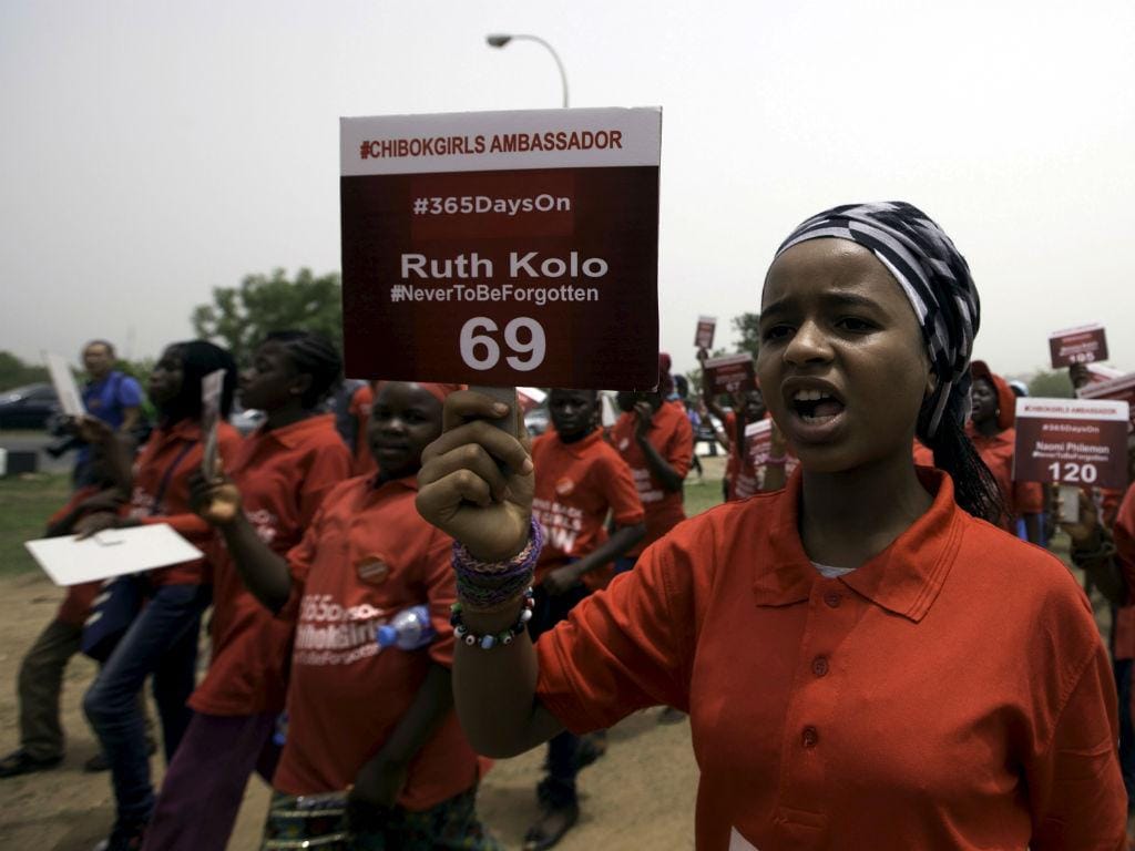 Nigéria: marcha em Abuja por jovens raptadas pelo Boko Haram (REUTERS)