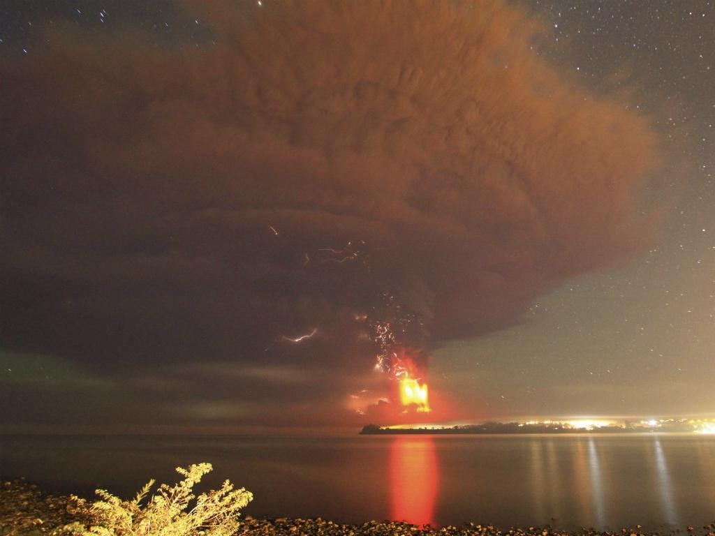 Erupção vulcânica no Chile (Reuters)