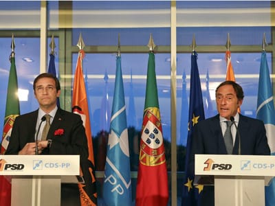 PSD e CDS vão discutir e aprovar acordo de coligação na quarta-feira - TVI