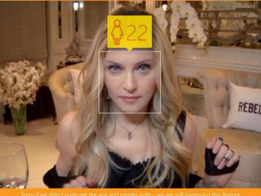 Madonna também quis saber a sua idade [Foto:Twitter]